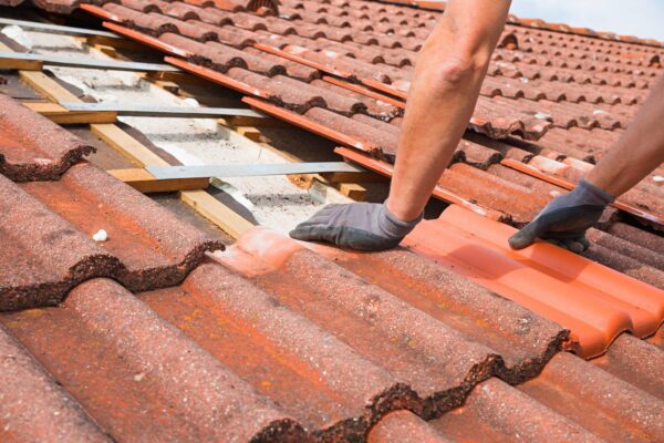 Broken Tile Replacement - Built 2 Last Roofing